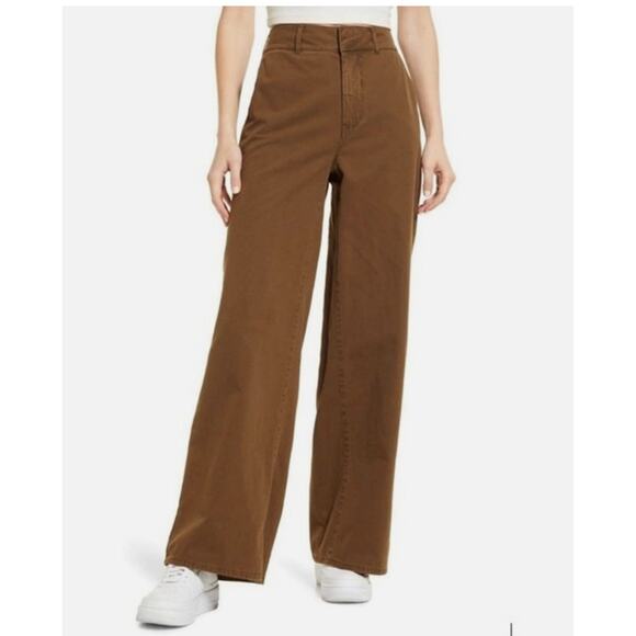 Good American Good Skate Trouser Wide Leg Pants Cotton Size 18 - Picture 1 of 9